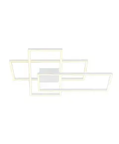 LED Плафон ZAMBELIS 2021 CEILING LIGHT ALUMINIUM&ACRYLIC SANDYWHITE 55W 3000K | Osvetlenieto.bg