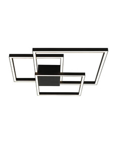 LED Плафон ZAMBELIS 2023 CEILING LIGHT ALUMINIUM&ACRYLIC SANDY BLACK 42W 3000K | Osvetlenieto.bg