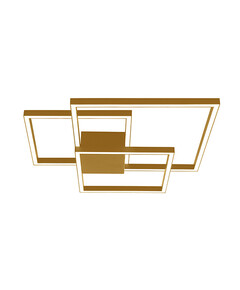 LED Плафон ZAMBELIS 2025 CEILING LIGHT ALUMINUM&ACRYLIC GOLD 42W 3000K | Osvetlenieto.bg