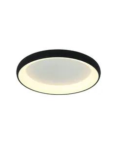 LED Плафон ZAMBELIS 2048 CEILING LIGHT ALUMINUM & ACRYLIC MATT BLACK 50W 3000K | Osvetlenieto.bg