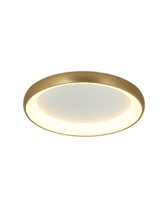 LED Плафон ZAMBELIS 2050 CEILING LIGHT ALUMINUM & ACRYLIC BRUSHED GOLD MATT 50W 3000K | Osvetlenieto.bg