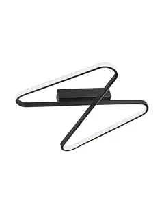 LED Плафон ZAMBELIS 2064 CEILING LIGHT ALUMINUM&SILICON SANDY BLACK 38W 3000K | Osvetlenieto.bg