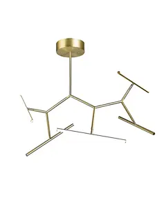 LED Плафон ZAMBELIS Dimmable Triac 2071 CEILING LIGHT ALUMINUM & SILICON GOLD MATT 49W 3000K | Osvetlenieto.bg