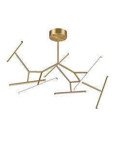 LED Плафон ZAMBELIS Dimmable Triac 2073 CEILING LIGHT ALUMINUM & SILICON GOLD MATT 68W 3000K | Osvetlenieto.bg