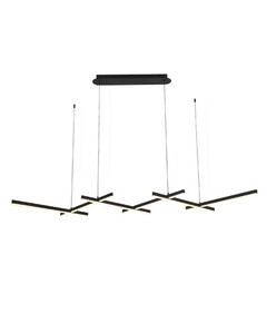 LED Полилей ZAMBELIS 1948 PENDANT LIGHT BLACK 85W 3000K | Osvetlenieto.bg
