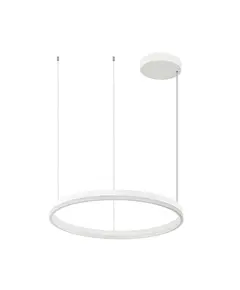 LED Полилей ZAMBELIS 20261 Dimmable Triac PENDANT LIGHT ALUMINIUM & ACRYLIC DOWN LIGHT WHITE 42W 3000K | Osvetlenieto.bg