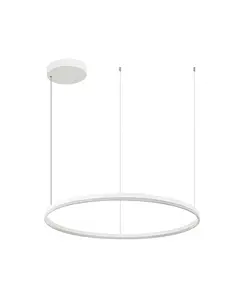 LED Полилей ZAMBELIS 20265 Dimmable Triac PENDANT LIGHT ALUMINIUM & ACRYLIC DOWN LIGHT WHITE 84W 3000K | Osvetlenieto.bg