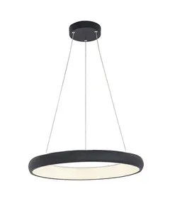 LED Полилей ZAMBELIS 2052 PENDANT LIGHT 50W 3000K ALUMINUM & ACRYLIC MATT BLACK 50W 3000K | Osvetlenieto.bg