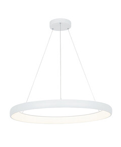 LED Полилей ZAMBELIS 2061 PENDANT LIGHT ALUMINUM & ACRYLIC SANDY WHITE 60W 3000K | Osvetlenieto.bg