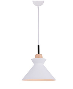 Пендел ZAMBELIS 180066 PENDANT LIGHT WHITE 1xE27 | Osvetlenieto.bg