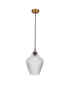 Пендел ZAMBELIS 19125 PENDANT LIGHT CLEAR CLASS 1xE27 | Osvetlenieto.bg