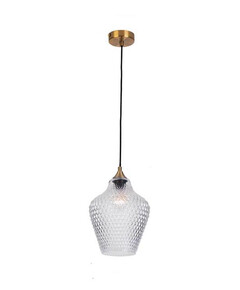 Пендел ZAMBELIS 19125 PENDANT LIGHT CLEAR CLASS 1xE27 | Osvetlenieto.bg