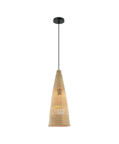Пендел ZAMBELIS 20154 BAMBOO PENDANT LIGHT NATURAL 1xE27 | Osvetlenieto.bg