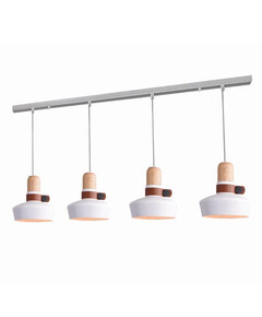 Полилей ZAMBELIS 1993-W PENDANT LIGHT WHITE 4xE27 | Osvetlenieto.bg