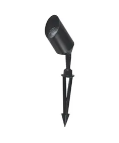 Градински прожектор ZAMBELIS E217 OUTDOOR SPIKE LIGHT BLACK 1XGU10 | Osvetlenieto.bg