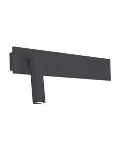 LED Аплик ZAMBELIS H54 SCONCE BLACK 3W+5W | Osvetlenieto.bg