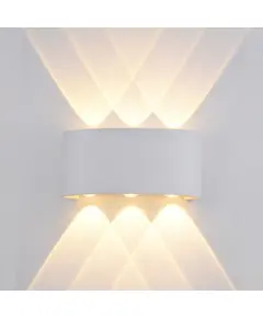 LED Фасаден аплик ORTELO OWL-451-3-WH Italux 6W 3000K | Osvetlenieto.bg