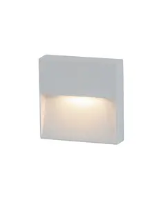 LED Фасаден аплик ZAMBELIS E241-W OUTDOOR SCONCE ALUMINUIM WHITE 6W 3000K | Osvetlenieto.bg