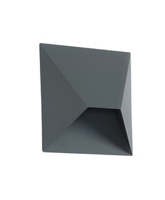 LED Фасаден аплик ZAMBELIS E243 OUTDOOR SCONCE STAINLESS STEEL DARK GRAY 7W 3000K | Osvetlenieto.bg