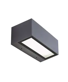 LED Фасаден аплик ZAMBELIS E261 UP DOWN WALL LIGHT ALUMINIUM DARK GREY 13W 3000K | Osvetlenieto.bg