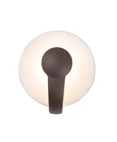LED Фасаден аплик ZAMBELIS E271 WALL LAMP ALUMINIUM DRIVER INCLUDED BROWN 12W 3000K | Osvetlenieto.bg