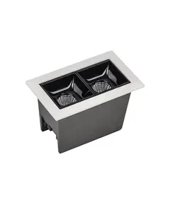 LED Луна за вграждане ZAMBELIS S085 GRILLE LIGHT WHITE 3W 3000K | Osvetlenieto.bg