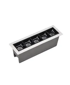 LED Луна за вграждане ZAMBELIS S086 GRILLE LIGHT WHITE 11W 3000K | Osvetlenieto.bg