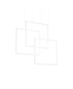 LED Полилей FRAME SP QUADRATO BIANCO 3000K 253596 Ideal Lux | Osvetlenieto.bg