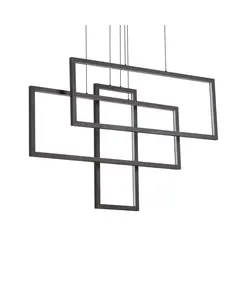 LED Полилей FRAME SP RETTANGOLO NERO 269382 Ideal Lux 93W 3000K | Osvetlenieto.bg