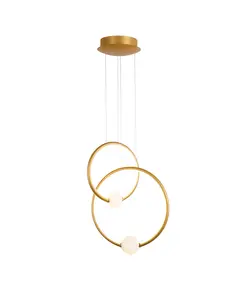 LED Полилей LOZANNA PND-20112035-2B-GD Italux 44.8W 3000K | Osvetlenieto.bg