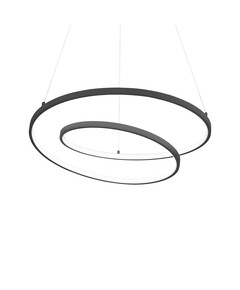 LED Полилей OZ SP D080 ON-OFF NERO 3000K 269450 Ideal Lux | Osvetlenieto.bg