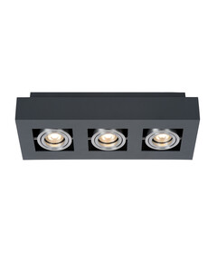 Луна за открит монтаж CASEMIRO IT8002S3-BK/AL Italux 3xGU10 | Osvetlenieto.bg