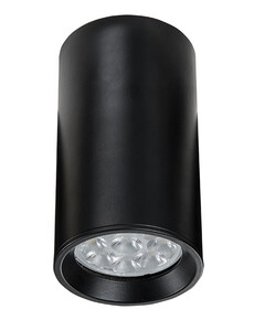 Луна за открит монтаж ZAMBELIS S001 SPOT ALUMINIUM BLACK 1xGU10 | Osvetlenieto.bg