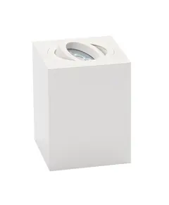 Луна за открит монтаж ZAMBELIS S039 CEILING SQUARED WHITE 1XGU10 | Osvetlenieto.bg