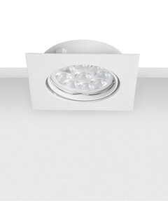 Луна за вграждане ZAMBELIS S013 ALUMINUM WHITE 1xGU10 | Osvetlenieto.bg