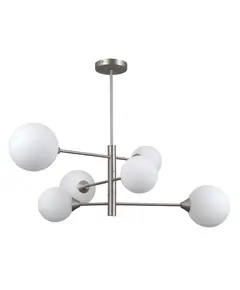 Полилей EVORA PND-55342-6-SN Italux 6xG9 | Osvetlenieto.bg