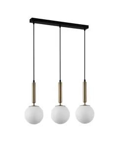 Полилей RAVENA PND-2324-3L GD+OPA Italux 3xE27 | Osvetlenieto.bg