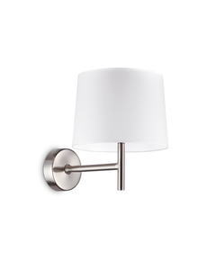 Аплик SET UP MAP1 NICKEL 259796 Ideal Lux 1xE27 | Osvetlenieto.bg