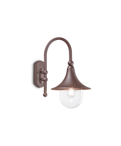 Фасаден аплик CIMA AP1 COFFEE 246826 Ideal Lux 1xE27 IP43 | Osvetlenieto.bg