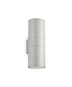 Фасаден аплик GUN AP2 BIG GRIGIO 163604 Ideal Lux 2xE27 IP54 | Osvetlenieto.bg