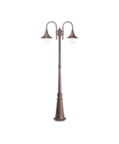 Градинска лампа CIMA PT2 COFFEE 246840 Ideal Lux 2xE27 IP43 | Osvetlenieto.bg