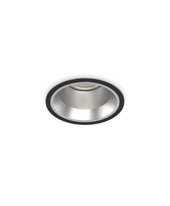 LED Луна за баня за вграждане OFF FI 15W 3000K NERO 266558 Ideal Lux | Osvetlenieto.bg