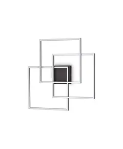 LED Плафон FRAME PL QUADRATO NERO 270678 Ideal Lux 35W 3000K | Osvetlenieto.bg