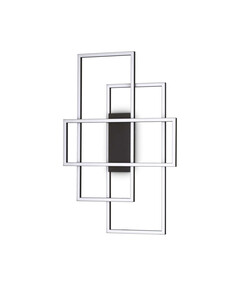 LED Плафон FRAME PL RETTANGOLO NERO 3000K 270661 Ideal Lux | Osvetlenieto.bg