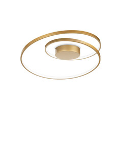 LED Плафон OZ PL D060 ON-OFF OTTONE 3000K 269429 Ideal Lux | Osvetlenieto.bg
