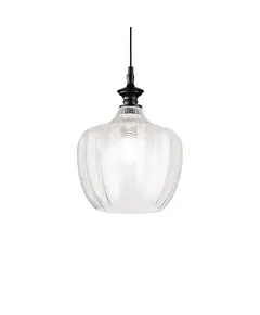 Пендел LORD SP1 TRASPARENTE 263632 Ideal Lux 1xE27 | Osvetlenieto.bg