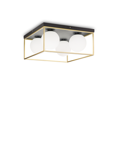 Плафон LINGOTTO PL4 OTTONE 198156 Ideal Lux 4xE14 | Osvetlenieto.bg
