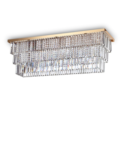 Плафон MARTINEZ PL8 ORO 213569 Ideal Lux 8xE14 | Osvetlenieto.bg