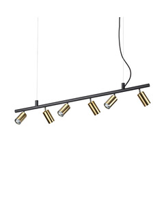 Полилей DYNAMITE SP6 ROUND OTTONE 244648 Ideal Lux 6xGU10 | Osvetlenieto.bg