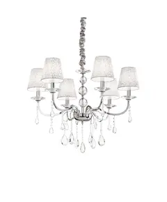 Полилей PANTHEON SP6 CROMO 088051 Ideal Lux 6xE14 | Osvetlenieto.bg